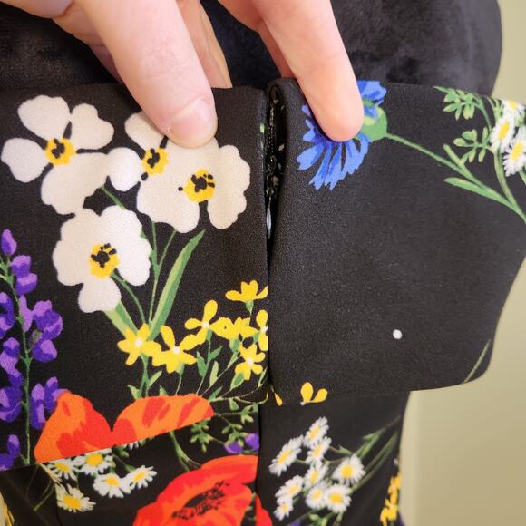 CALVIN KLEIN Floral Off the Shoulder Dress, Size 8 - Picture 11 of 15